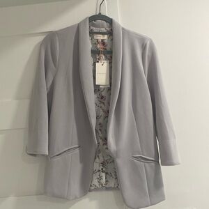 Gray blazer